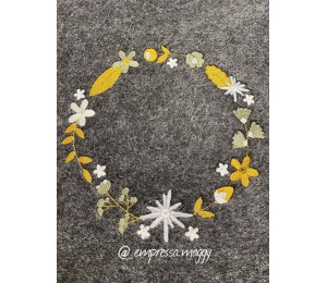 Stickdatei - Blumenkranz